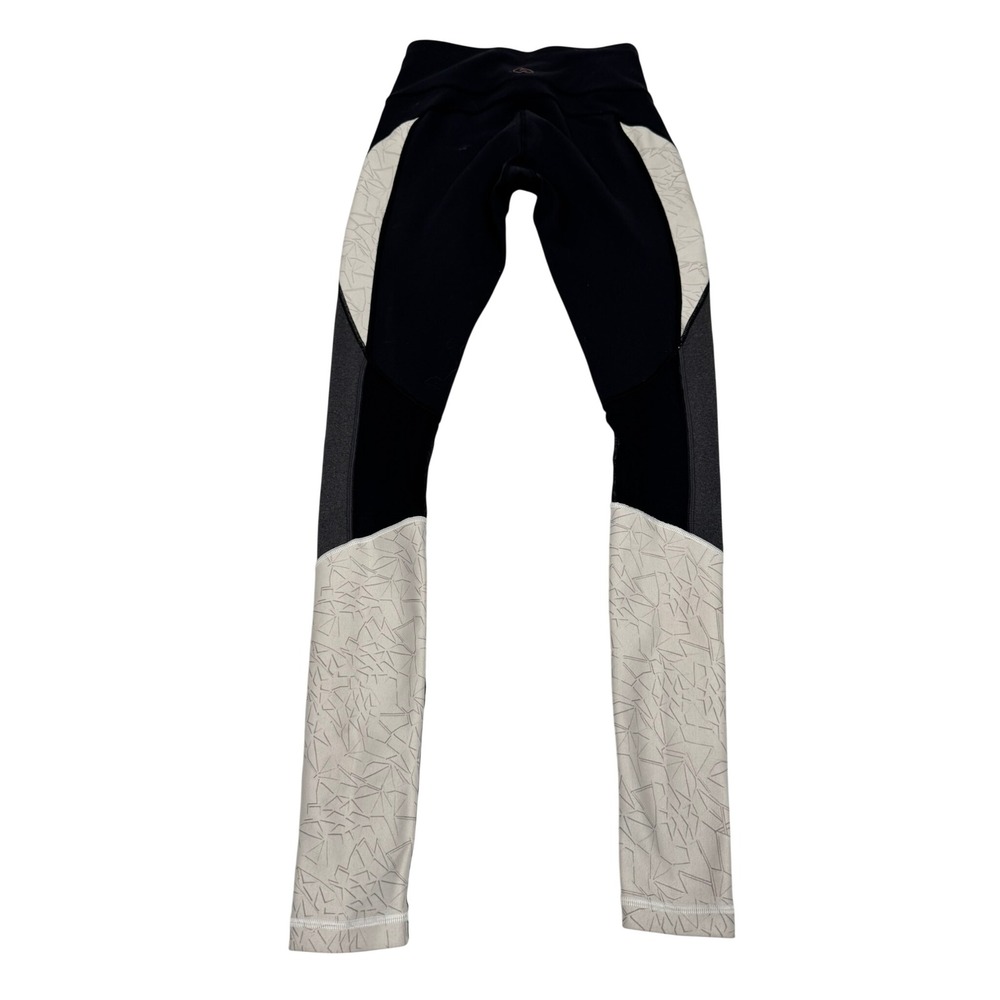 CALIA by Carrie Underwood Womens XS Colorblock Geometric Athletic Leggings Black - Picture 4 of 8